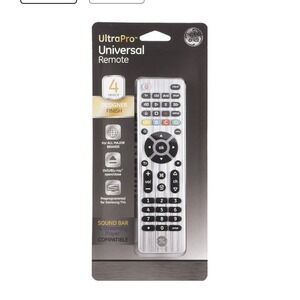 General Electric 33709 4 Device Universal Remote Control‎ - Silver